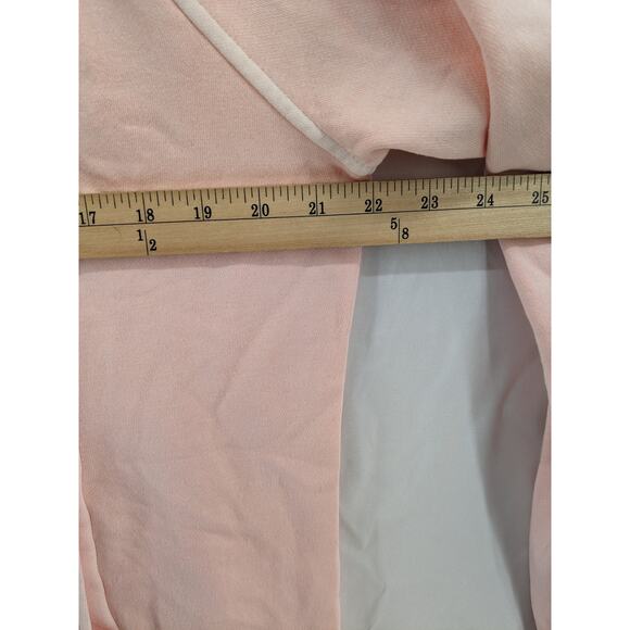 All in Motion Full Zip Hooded Sweatshirt Fleece Large Blush Pink Hoodie Jacket - Picture 5 of 8